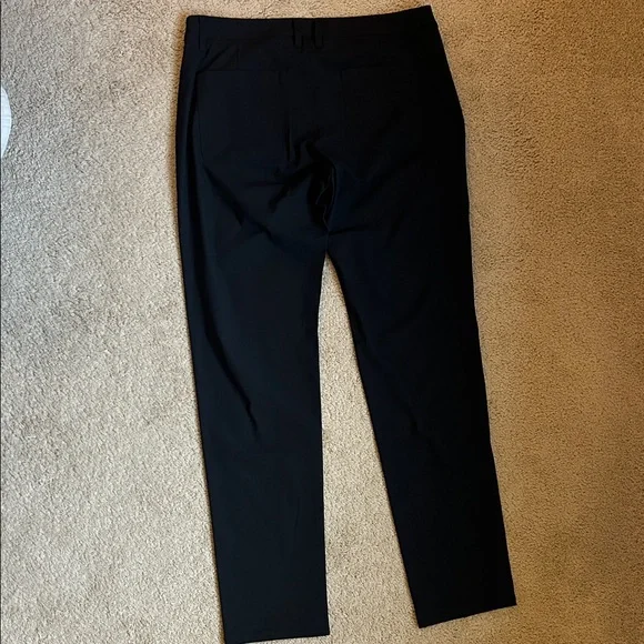 NWOT FootJot Men's Black Golf Pants, W36/L36 - Picture 2 of 5